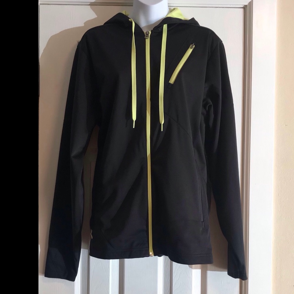 Under Armour Men’s HOODED Black/Yellow Jacket-M